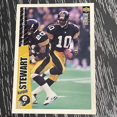 1996 Upper Deck Collectors Choice #161 Kordell Stewart Steelers Card - Image 1 of 2