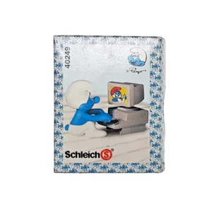 Schleich 40249 "PUFFO al PC" Peyo - Germany NUOVO 2007 - Imagen 1 de 6