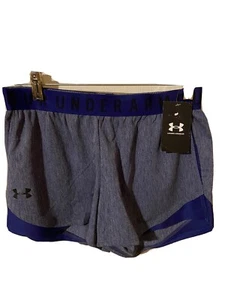 Women’s Under Armour Gym/Running Shorts Small Bright Blue Brand New - Picture 1 of 11
