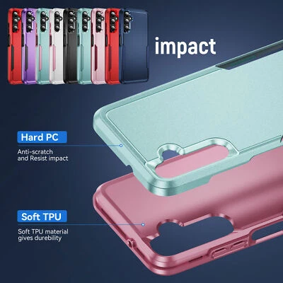 Luxury Rugged Hybrid Armor Cover Case For A14 A15 A34 A24 A54 A05S A13 A53 A33 - Image 1 of 4