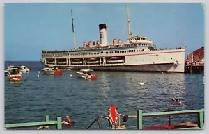 Postcard SS Catalina Catalina Island Avalon California - Picture 1 of 2