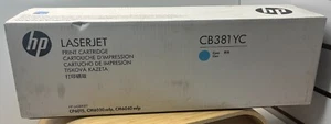 HP CB381YC 824A Cyan Toner Print Cartridge for LaserJet CP6015 CM6030 CM6040 MFP - Picture 1 of 3