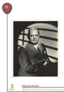 Edward Arnold Movie Legend Original Hand Signed 1930s 10'x8' Photo with COA - Imagen 1 de 2
