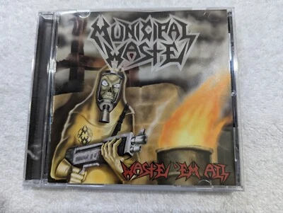 MUNICIPAL WASTE Waste 'Em All CD Six Weeks thrash DRI Cryptic Slaughter - Image 1 of 4