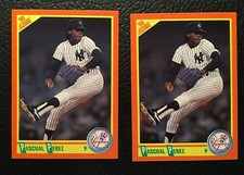 Pascual Perez NEW YORK YANKS Lot of 2 Score Rookie Traded Cards 1990 Free Ship