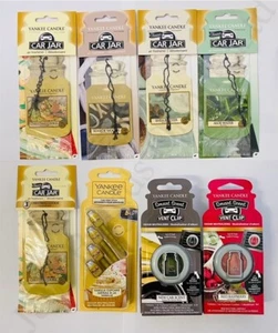 Ambientador de aire Yankee Candle Car Jar para automóvil, clip y palo de ventilación para automóvil *elección de aromas * - Imagen 1 de 9