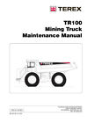 New Terex Tr100 Mining Truck Maintenance Manual 2008