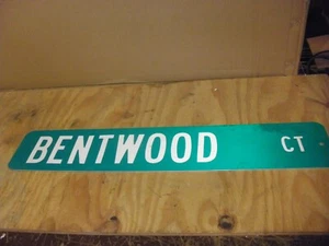 "BUGHOLZ CT" Retired Authentic Aluminium Straßenschild - Bild 1 von 3