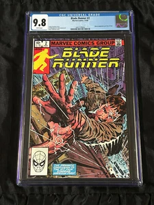 Marvel Comics 1982 Blade Runner #2 CGC 9.8 NM/MT with White Pages - Picture 1 of 9