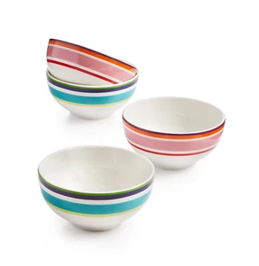 kate spade new york Wickford Cafe Stripe 4 Piece Dessert Bowl, 4.25" - Picture 1 of 1