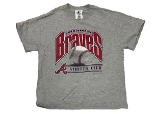 Camiseta De Colección Atlanta Braves Logo Athletic Club Gráfico 2000 Y2K JUVENTUD Grande 14-16 - Imagen 1 de 6