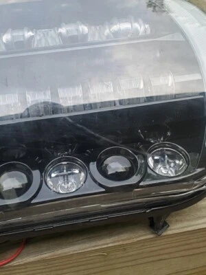 Faros LED dobles luces de señal de giro DRL alto/bajo para Harley Road Glide 1998-2013 Foto 1 de 4