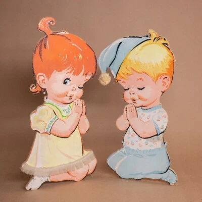 Pareja de decoración infantil vintage para niñas y niños Foto 1 de 4