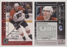 2001 ITG Be A Player Memorabilia Ruby Chicago Sun-Times Nov /10 Eric Desjardins