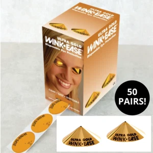 SUNBED GOGGLES WinkEase Disposable Sun Bed Tanning Eye Protection Cones 50 Pairs - Picture 1 of 4