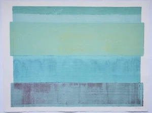 Grafik Print Hochdruck Rolf Rose Griffelkunst Signiert 2012 Unikat - Picture 1 of 14