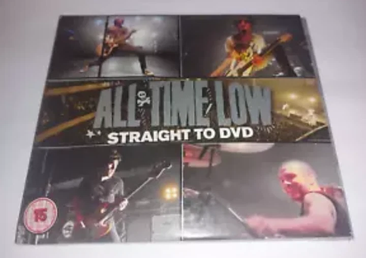 ALL TIME LOW * STRAIGHT TO DVD * CD & DVD DIGIPAK EXCELLENT ALT ROCK PUNK 2010 - Image 1 of 1