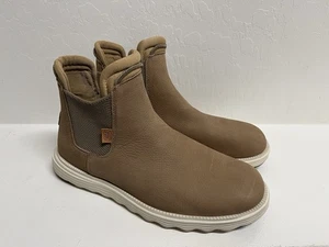 Hey Dude Branson Boots Craft Leather Walnut Chelsea Mens Ankle Shoes Size 11 - Picture 1 of 13