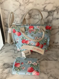 CATH KIDSTON SMALL STRAWBERRY HANDBAG AND TRAVEL PURSE SET NEW WITH TAGS - Picture 1 of 4