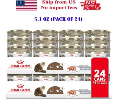 Royal Canin Feline Health Nutrition Aging 12+ Loaf In Sauce Wet Cat Food, 5.1 oz - Image 1 of 4
