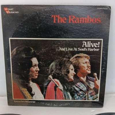 Rambos Alive Live At Souls Harbor 2 LP Gospel '74 Heart  Sonshine Express VG  - Image 1 of 4
