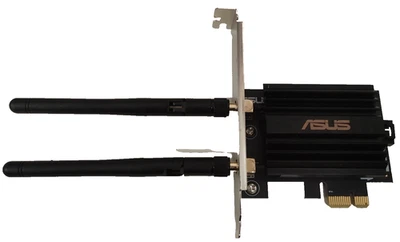 ASUS PCE-AX58BT WiFi 6 802.11AX AX3000 PCIe Adapter MU-MIMO Bluetooth 5 LESEN - Bild 1 von 4