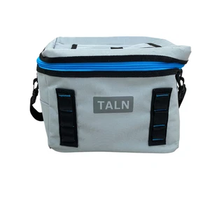 TALN Flip Top Eistruhe grau Outdoor grau isoliert Kühlbox Reißverschluss 12" x 10" x 8" - Bild 1 von 11