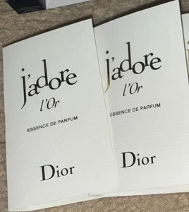 2 X DIOR J'adore L'or Essence DE Parfum Vial 1ml Each NEW Sample Cruise Travel - Picture 1 of 4