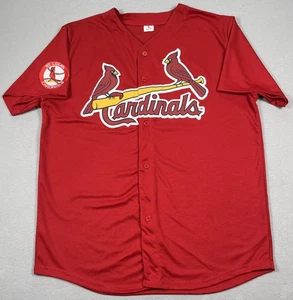 NWOT St Louis Cardinals Jersey Mens XL Red MLB Baseball Fan Jersey - Picture 1 of 7