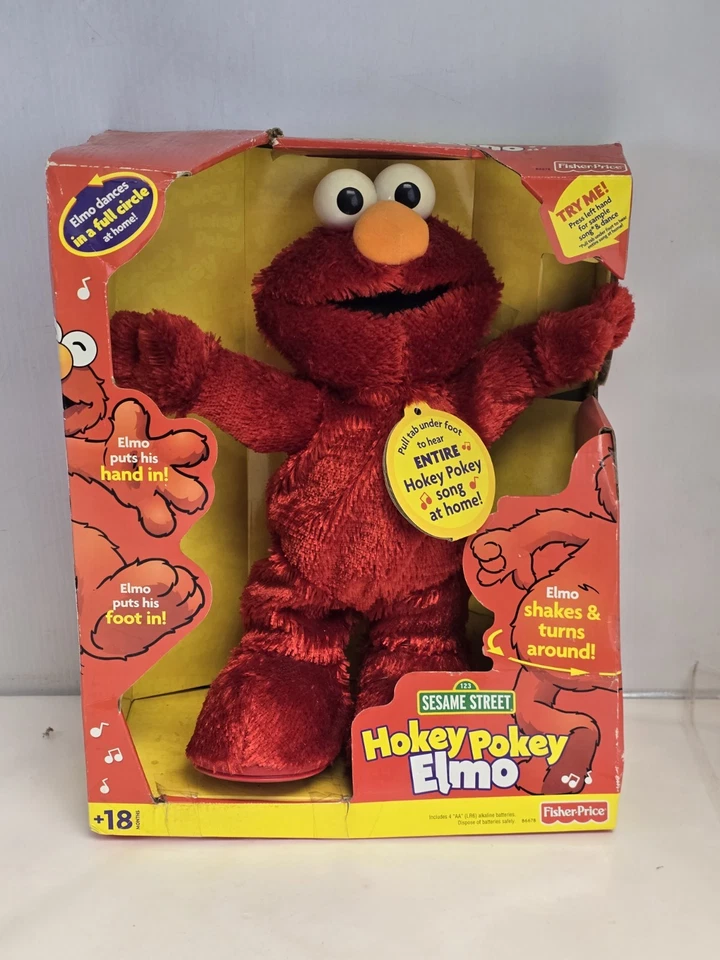 Hokey Pokey Elmo Sesame Street Fisher Price Mattel 2002 de colección raro nuevo  Foto 1 de 4