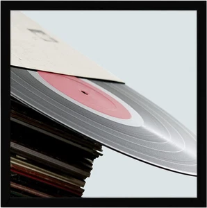Eletecpro Black 12.5X12.5 Record Frame, Sturdy and Lightweight PVC Vinyl Frame D - Picture 1 of 12