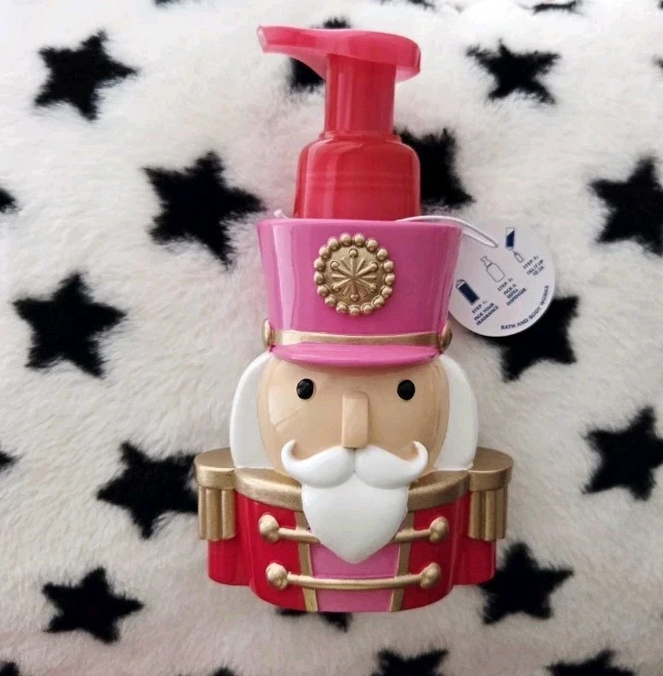 Dispensador de jabón de manos espumoso cascanueces Bath and Body Works Navidad '25 Foto 1 de 1