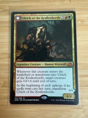 Magic the Gathering: Ulrich of the Krallenhorde Eldritch Moon Regular NM - Image 1 of 2