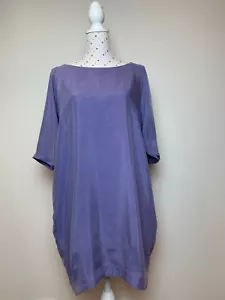 WHYRED Shift Dress So 38 FR / 10 AU Lilac Batwing Sleeve Summer Casual Cocktail - Picture 1 of 10