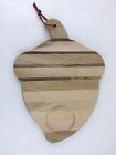 Longaberger Acorn Cheese Board American Craft Traditions ACT Heartwood Walnut 