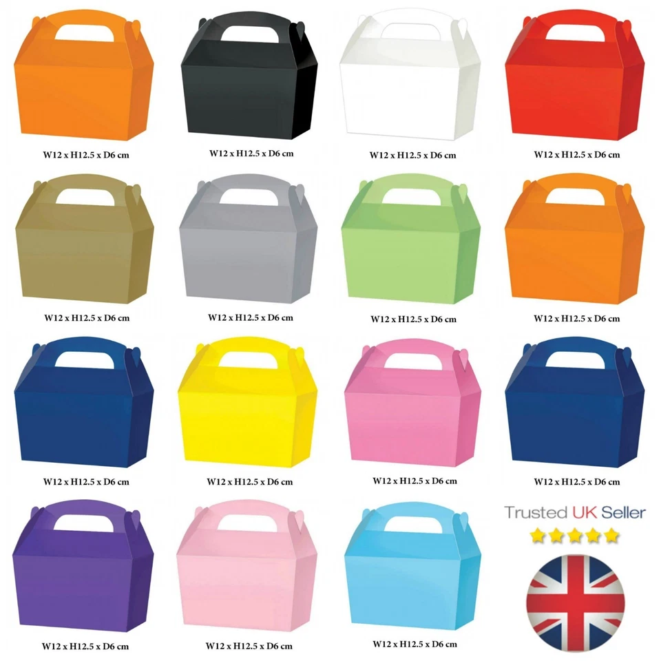 10 Cajas de Golosinas Favoritas Elige entre 13 Colores Caramelo Cupcake Regalo Fiesta Bolsa de Botín Foto 1 de 1