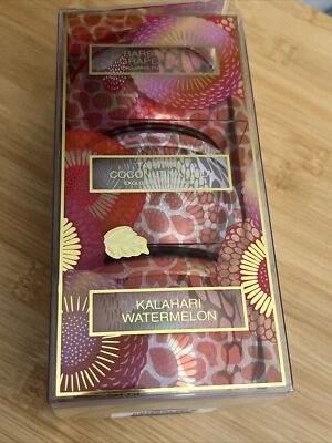 VOLUSPA TROPICAL OASIS CANDLE TRIO GRAPEFRUIT*COCONUT VANILLA*WATERMELON 4 OZ EA - Image 1 of 4