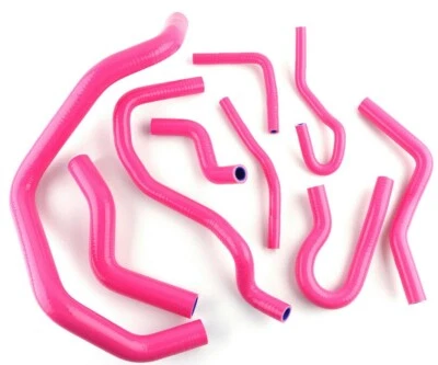Kit Manguera Radiador Silicona Para HONDA CIVIC 1.6L SOHC D15 D16 EG EK 92-00 Rosa Foto 1 de 4