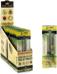 Königspalme | Mini | Natur | Vorgerollte Palmblätter | 2 pro Packung (20er Pack Display) - Bild 1 von 7