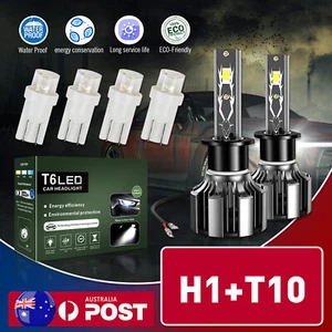 2x H1 6000K LED Headlight Bulb Globes High Low Beam For Kia Sportage 1997-2003 - Picture 1 of 21