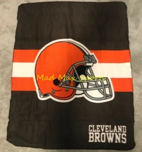CLEVELAND BROWNS Team NFL Fleece Throw Blanket 40" x 48" - BRAND NEW - Picture 1 of 1
