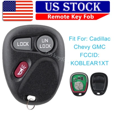 For 2001 2002 Chevrolet Suburban 1500 2500 Car Remote Keyless Entry Key Fob - Image 1 of 4