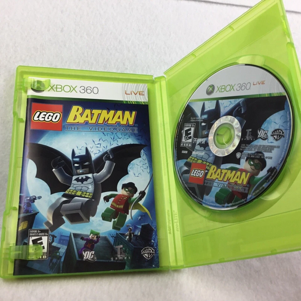 LEGO Batman The Videogame Microsoft Xbox 360 Complete CIB TESTED FREE Ship Out - Image 1 of 1
