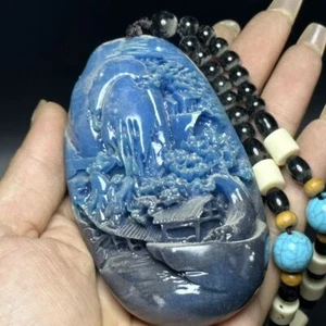 Collezione Gaogu Campo di Giada Huangshi Imitazione Shoushan Pietra Artigianale Ornamento - Foto 1 di 6