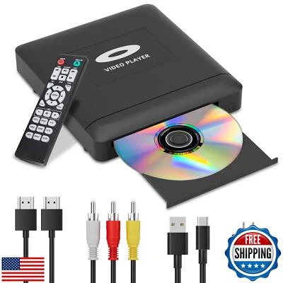 Mini HD DVD Player with Hdmi, Multi Region DVD Player for Smart TV, HDMI/RCA  - Image 1 of 4