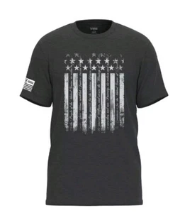 New Rags of Honor Men's XLarge T Shirt, Distressed Flag, Charcoal Heather Gray. - Picture 1 of 4
