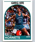 NBA Hoops 1989 Greg Kite Charlotte Hornets ROOKIE Card Numero 202 Come Nuova