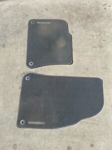 Porsche Cayenne OEM 9y0 floor mats  Front Driver and Front Passenger Gray used
