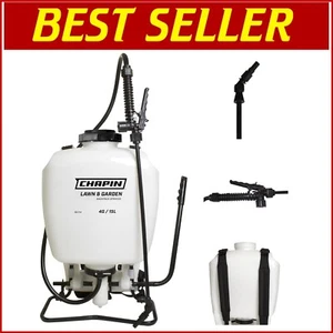 Efficient 4-Gallon Sprayer with 3-Stage Filtration and Extension for Lawn Care - Picture 1 of 8