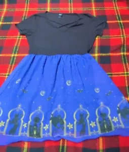 Abito junior Disney Aladdin stampa bordi taglia L - Foto 1 di 6